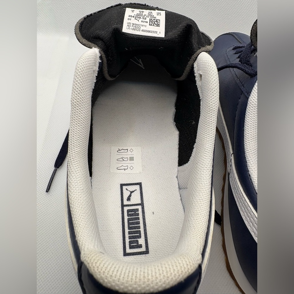 Puma Boy's Navy Sneakers ***NEVER WORN - Picture 6 of 8